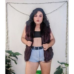 Sam Edelman Emily Faux Fur Vest| Size S